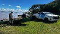 Prefectura interceptó a los contrabandistas en el cruce de los ríos Paraná y Paraguay.