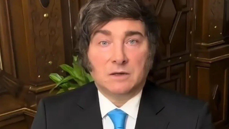 Javier Milei difundió un mensaje de fin de año en el que aseguró que su Gobierno cumplió 