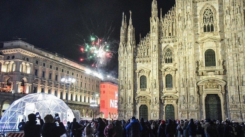 En Milan, hubo color y emoción (EFE).