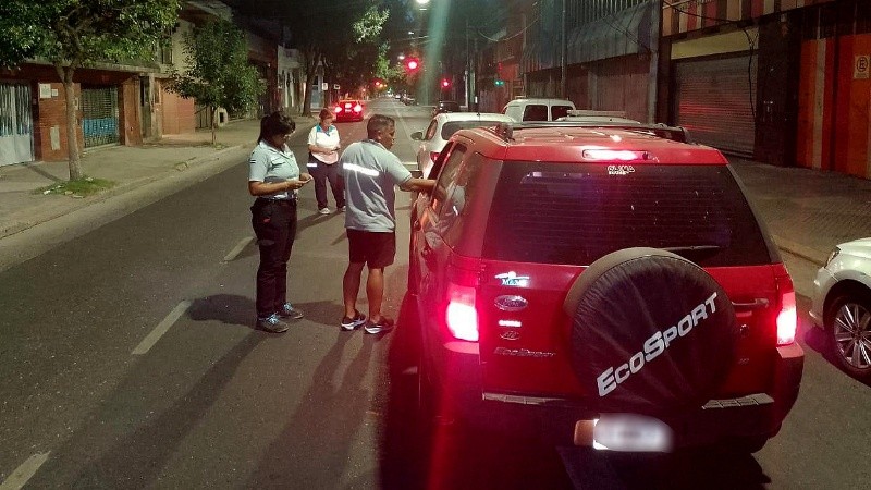 &nbsp;El centro de la ciudad fue escenario de controles (Rosario3).