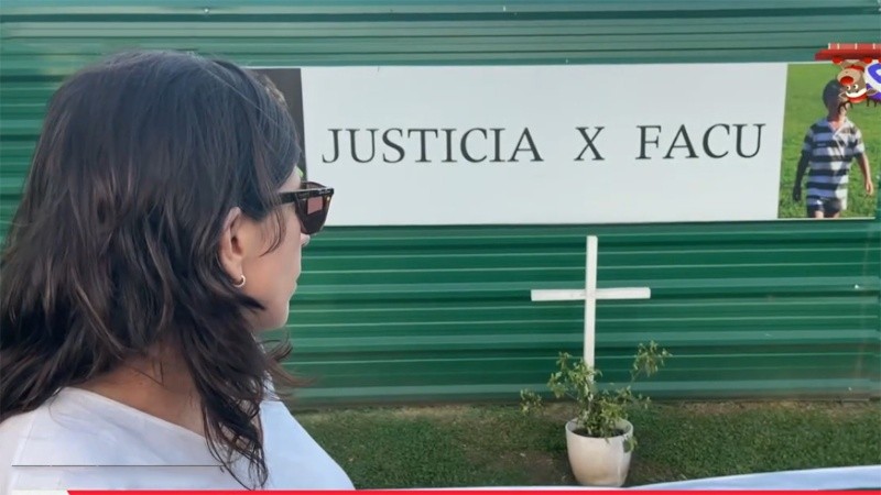 La mamá de Facu busca justicia por su hijo (captura El Tres).