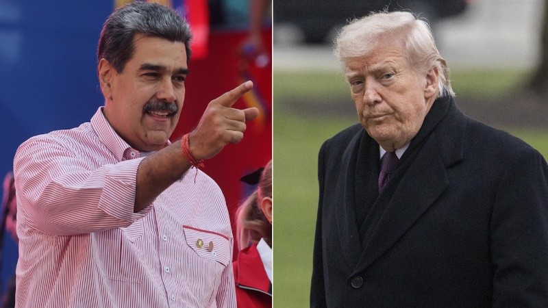 &nbsp;Nicolás Maduro y Donald Trump (EFE)