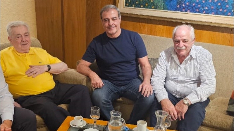 Usandizaga y sus grandes amigos Ruggiero y Sueiras