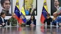 Delcy Rodríguez encabeza su primera reunión de ministros.