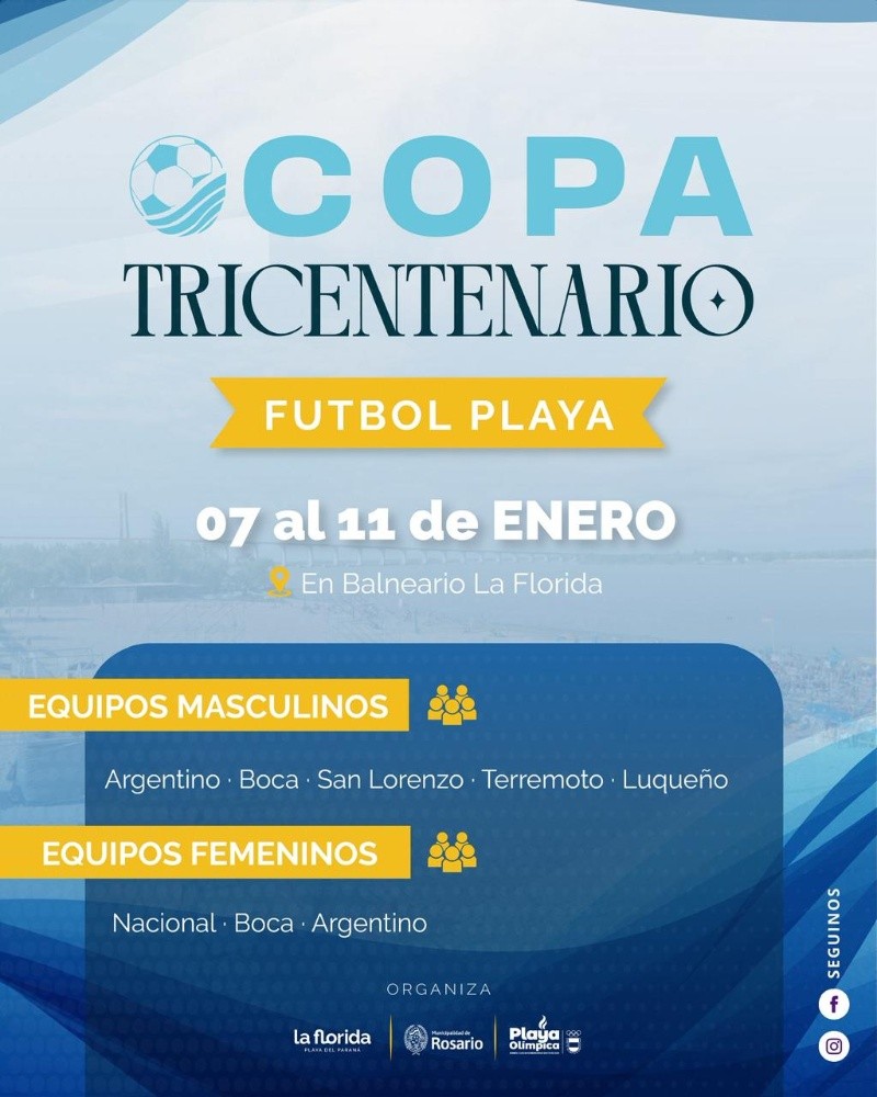 Copa Tricentenario.&nbsp;