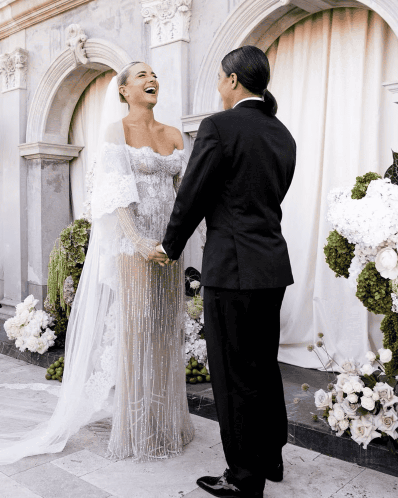 Las imágenes de la lujosa boda conmovieron a los fanáticos.&nbsp;