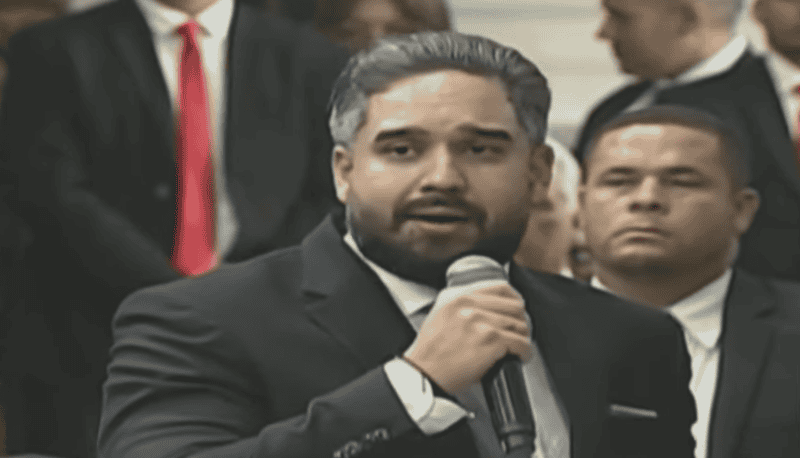 El hijo del expresidente de facto, Nicolás Maduro Guerra.