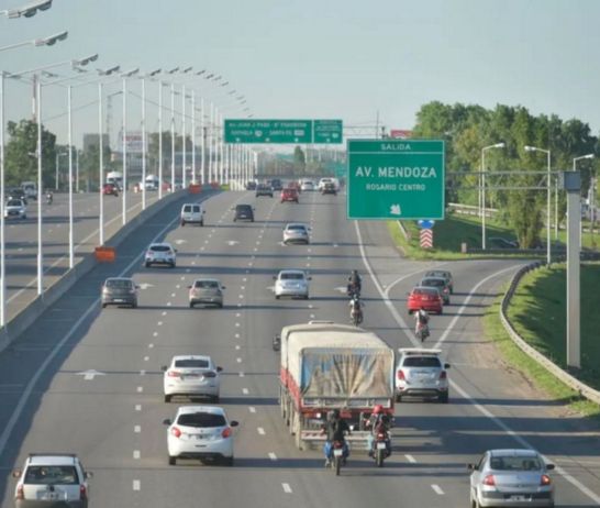 El estado y mantenimiento de avenida Circunvalación es un foco de conflicto del municipio con Milei.