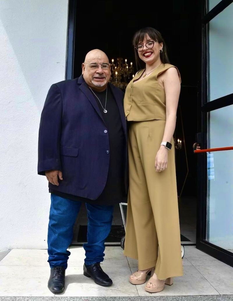 Roly y su novia&nbsp;