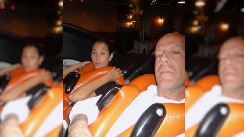 Emma Heming y Bruce Willis, en una foto de 2008.