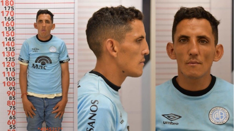 El acusado en dependencias del