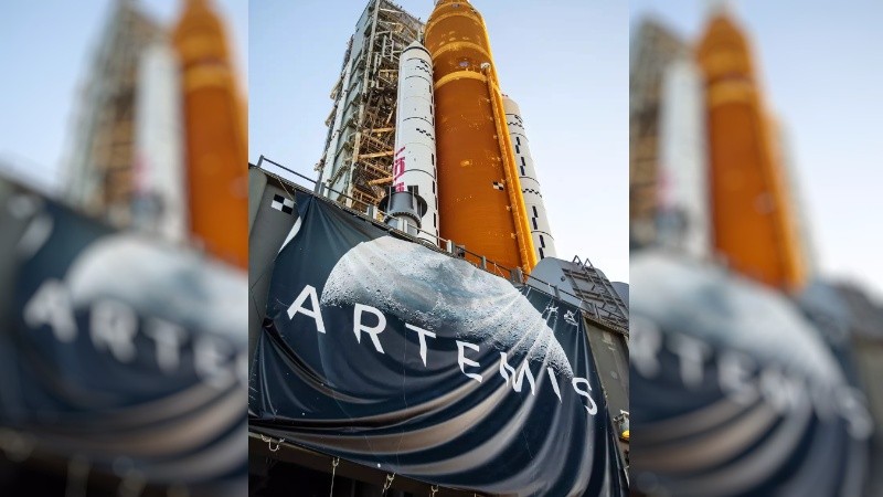 Una imagen de la msión Artemis proporcionada por la Naza.
