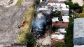 Bomberos impidió que el fuego afectara más viviendas.
