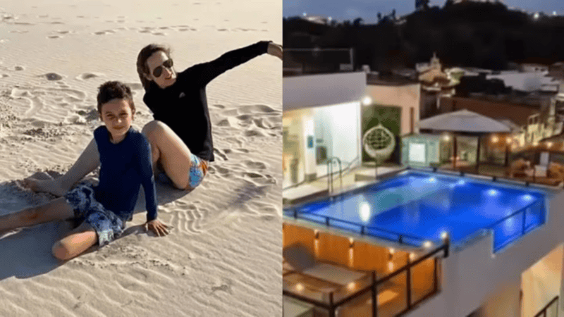 &nbsp;Tragedia en Brasil: madre e hijo murieron electrocutados en la pileta de un hotel. Crédito: Gentileza de The SunTragedia en Brasil: madre e hijo murieron electrocutados en la pileta de un hotel. Crédito: Gentileza de The Sun