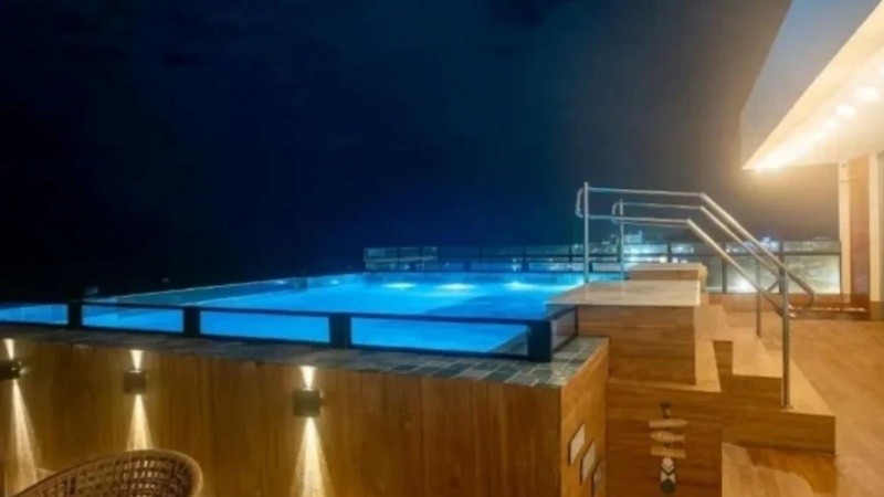 La pileta donde ocurrió la tragedia.