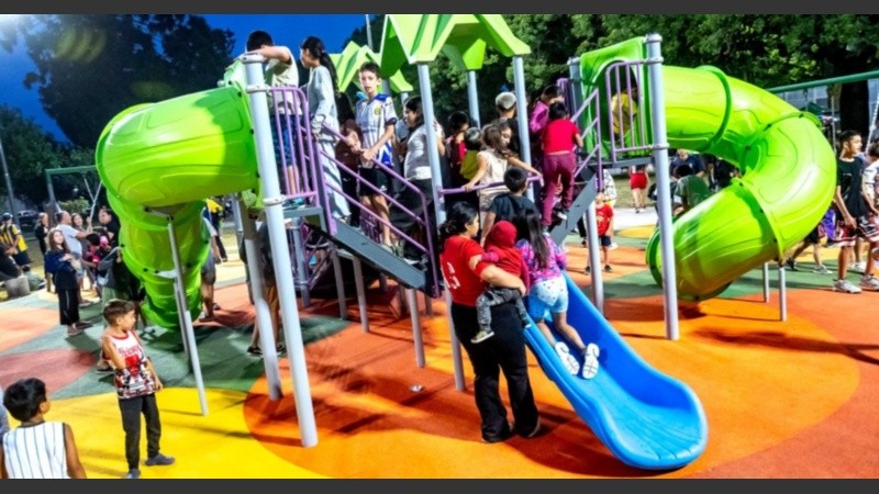 La plaza Eva Perón, renovada