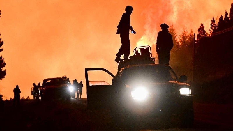 Uno de los lugares más afectados por el fuego.