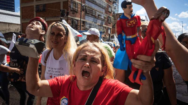 Movilizaciones en Caracas.