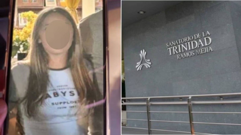 Angelina estuvo internada cinco días en un sanatorio bonaerense.