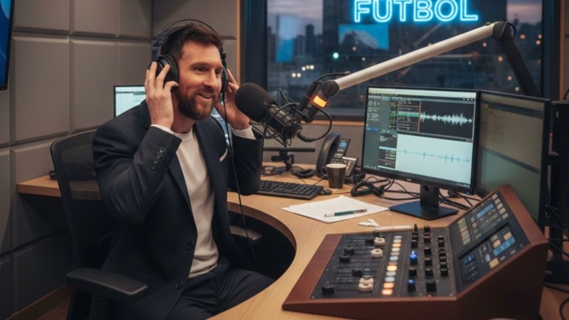 Messi, generado por IA.