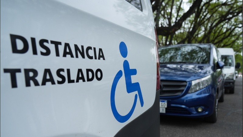 Imagen de archivo de una de las tantas movilizaciones realizadas en Rosario por el sector de transportistas especiales en 2025.