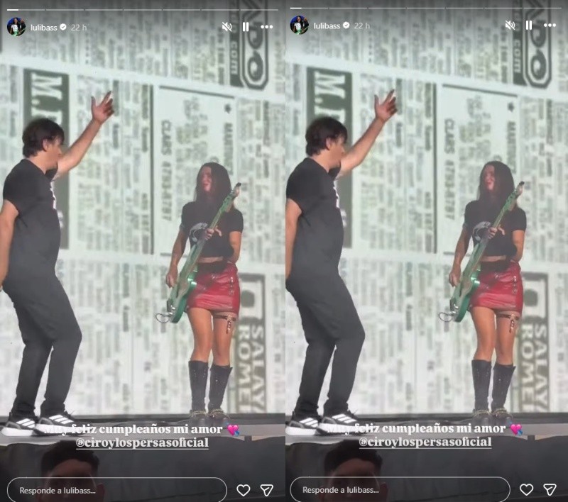 &nbsp;Luli Bass y Ciro Martínez.