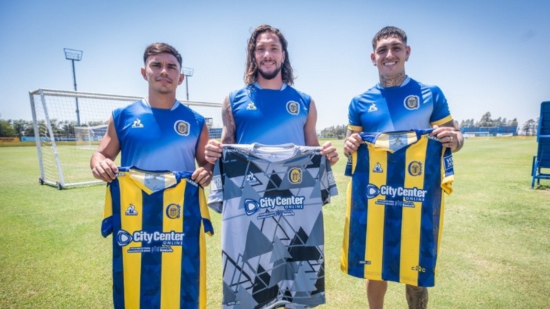 Pizarro, Ledesma y Ávila, los refuerzos canallas fueron presentados en Arroyo Seco.