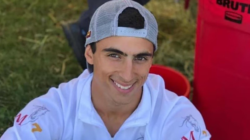 El joven que murió este lunes en la costa atlántica.