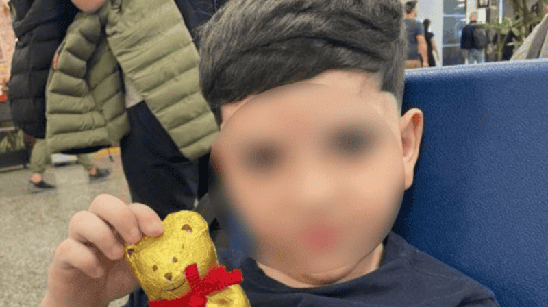 &nbsp;El nene permanece internado tras el accidente. (Foto: Facebook Bettiana Delfina)