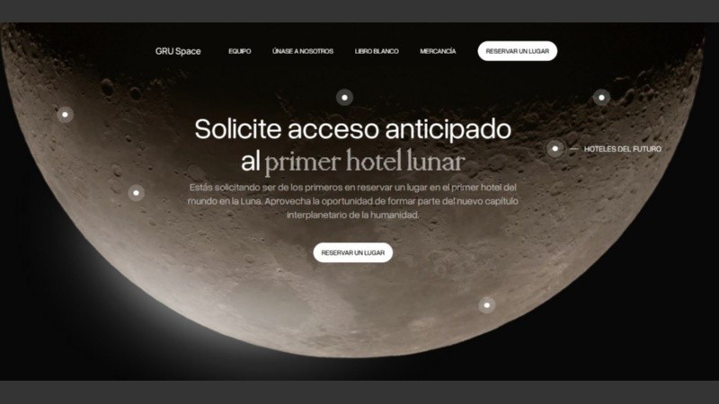 Los aventureros adinerados ya pueden reservar unas vacaciones en la Luna a través de una startup.