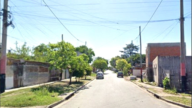 La zona de Rosario en la que se detuvo a 4 personas por venta de estupefacientes.