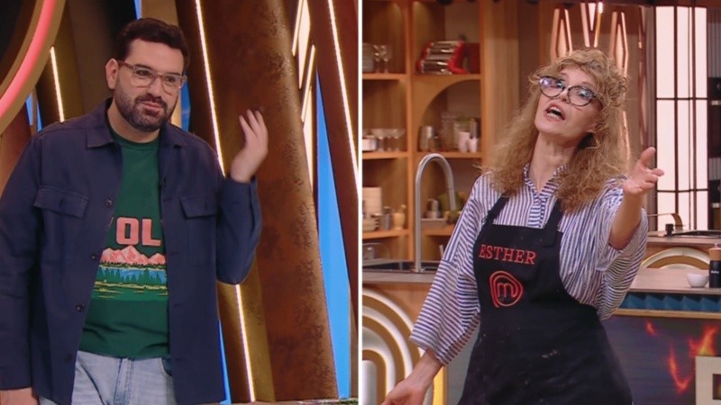 La actriz llegó al certamen de cocina.