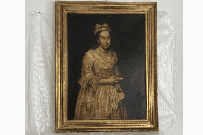 &nbsp;El cuadro Retrato de una Dama.
