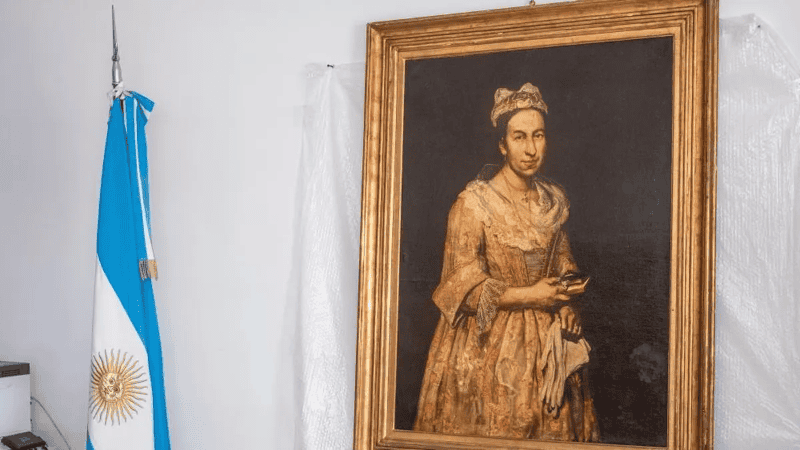 &nbsp;El cuadro Retrato de una Dama.&nbsp;