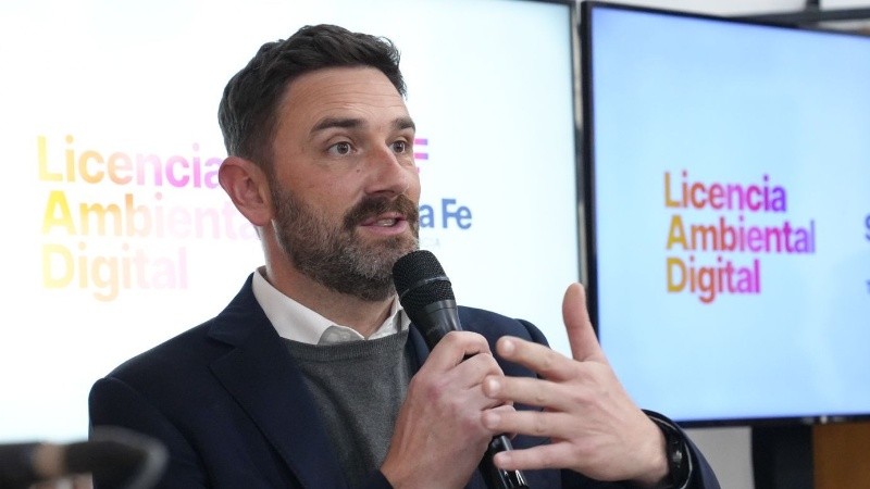 El ministro de Ambiente Enrique Estévez.