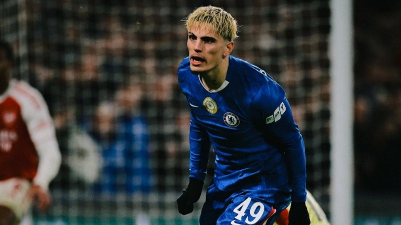 El delantero Alejandro Garnacho.