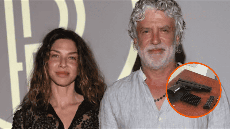 Armas y municiones secuestradas en la causa por violencia de género que inició Romina Gaetani.