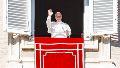 El papa este domingo en el rezo del Ángelus.