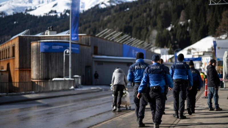 Se prepara un amplio operativo de seguridad en Davos.