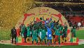 Los senegaleses celebraron en Rabat.