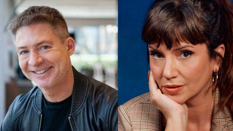 Adrián Suar y Griselda Siciliani.