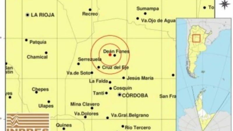 Tres sismos en 24 horas en Córdoba