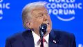Trump en su discurso en el Foro Económico de Davos.