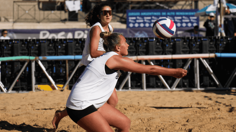 La arena de La Florida, un lugar ideal para disfrutar de vóley playa del más alto nivel. (Foto: Alan Monzón / Rosario3)
