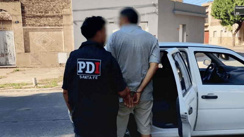 El asaltante fue detenido en el cruce de Virasoro y Ayacucho.