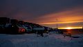 Atardecer en Nuuk, Groenlandia.
