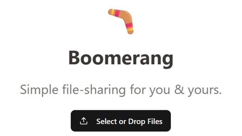 Boomerang es la nueva aplicación de transferencia de archivos creada por el cofundador de WeTransfer.