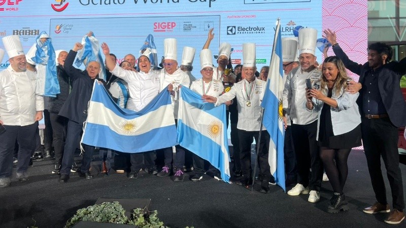 La selección argentina obtuvo un tercer puesto en la 10.ª edición de la Copa del Mundo del Helado Artesanal, realizada en Rimini, Italia.