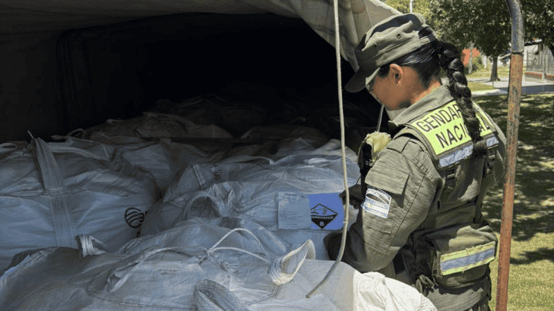 La sustancia era transportada sin documentación.&nbsp;