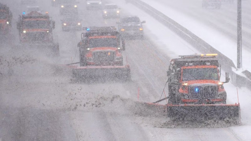 Expertos climáticos informaron que por la supertormenta podrían acumularse entre 1,5 y 3 centímetros de hielo.